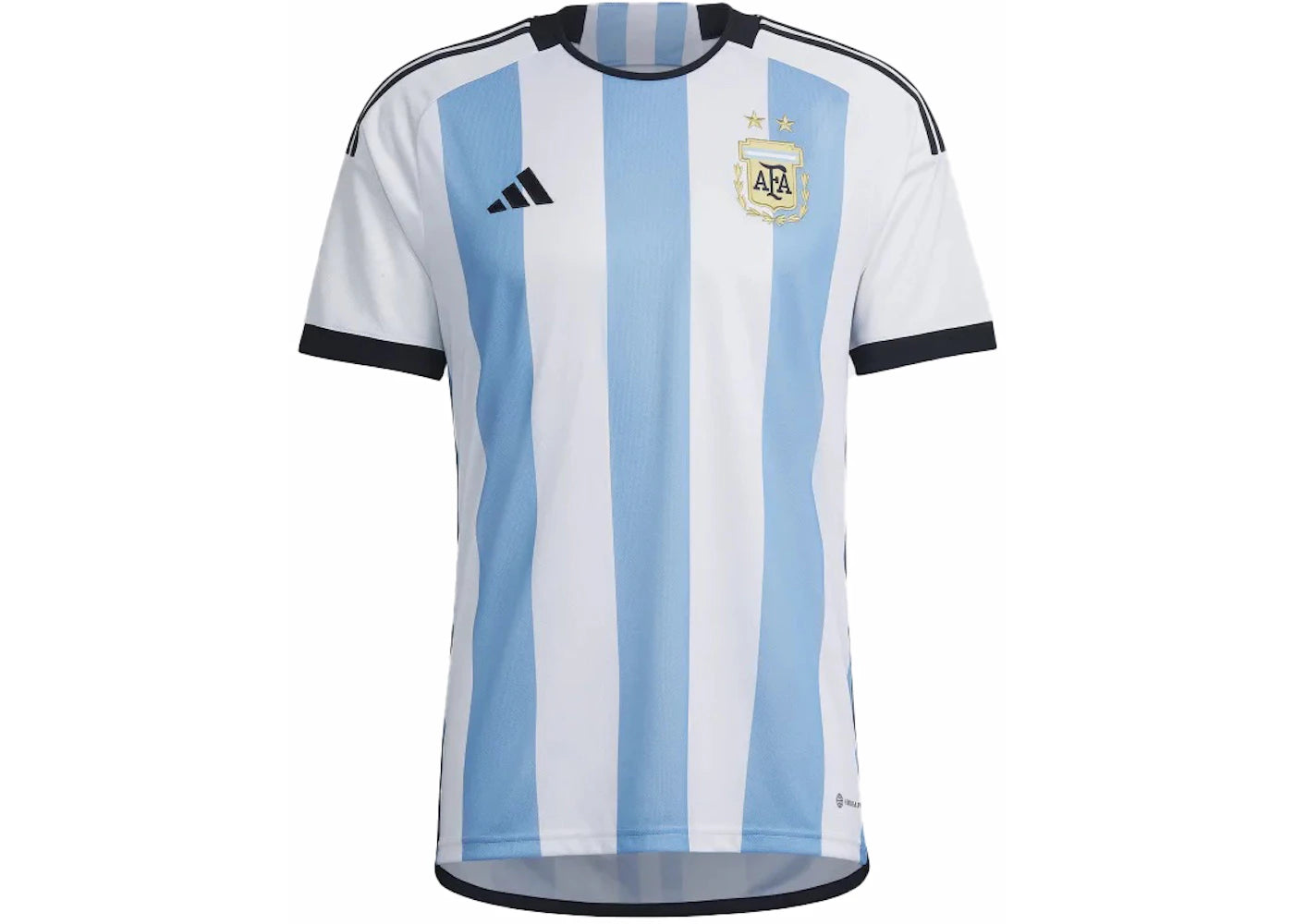 adidas Argentina 2022 Stadium Home Jersey White/Light Blue - vue secondaire A