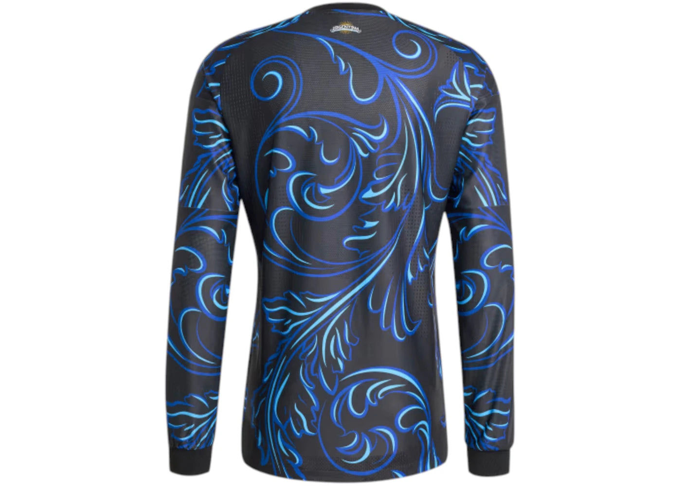 adidas Argentina 26 Away Authentic L/S Jersey Black/Lucid Blue/Blue Burst - vue secondaire B