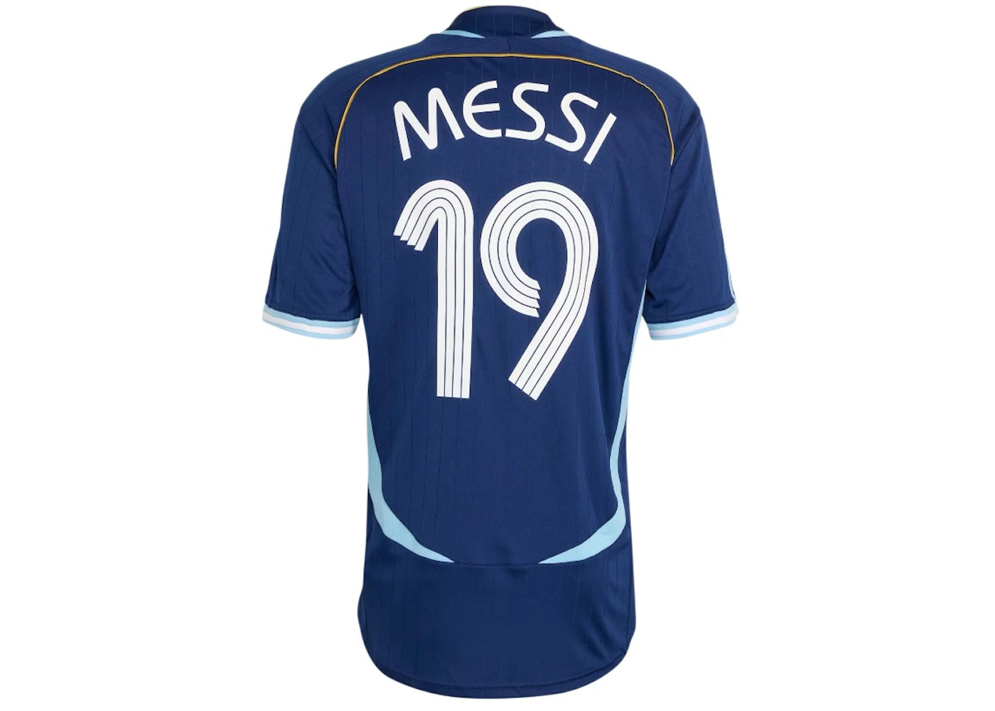 adidas Argentina Away 2006 Messi Jersey Dark Blue - vue secondaire A