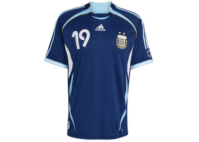 adidas Argentina Away 2006 Messi Jersey Dark Blue