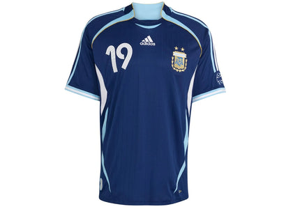 adidas Argentina Away 2006 Messi Jersey Dark Blue - authentic adidas apparel