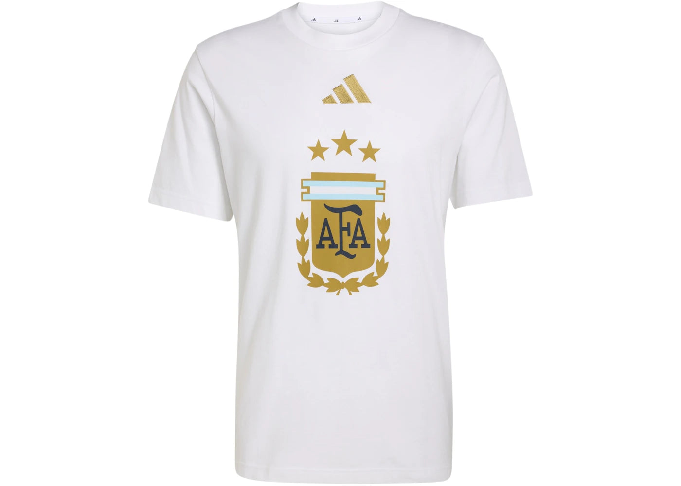 adidas Argentina DNA Graphic T-Shirt White - vue secondaire A