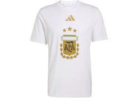 adidas Argentina DNA Graphic T-Shirt White - vue 360