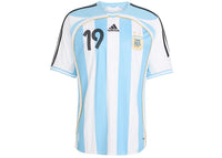 adidas Argentina Home 2006 Messi Jersey White/Clear Blue