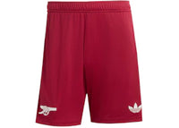 adidas Arsenal 2025/2026 Third Shorts Team Coll Burgundy Cloud White