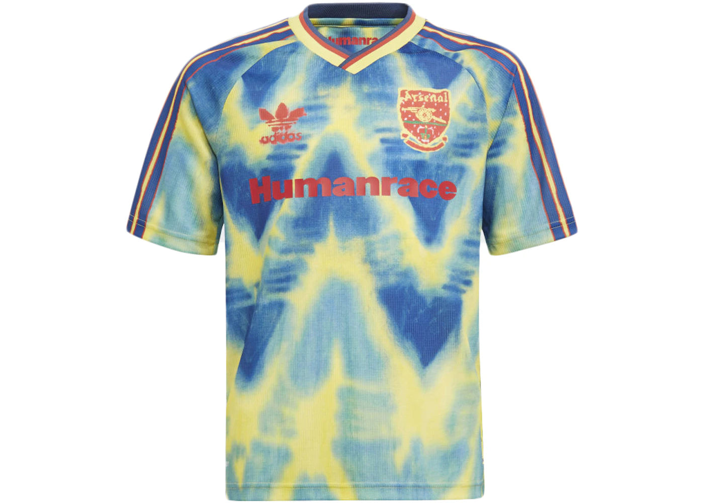 adidas Arsenal Human Race Jersey Eqt Yellow/Collegiate Navy - vue secondaire A