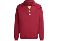adidas Arsenal Terrace Icons Drill Sweatshirt Team Coll Burgundy