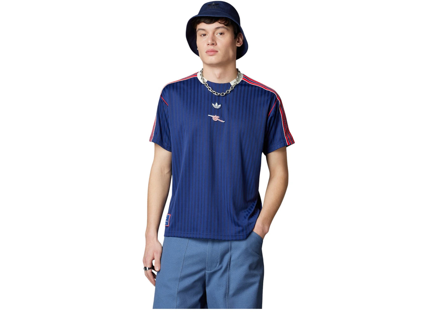 adidas Arsenal Terrace Icons Jersey Night Sky - vue 360