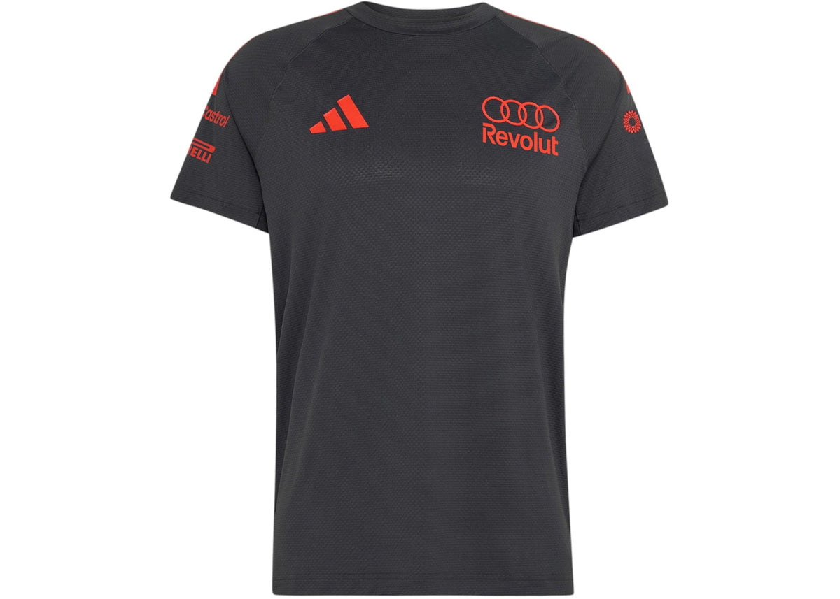 adidas Audi Revolut F1 Team Mechanics Jersey Utility Black/Hi-Res Red - vue secondaire A