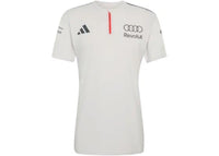 adidas Audo Revolut F1 Team Engineers & Marketing Short Sleeve Polo Chalk Pearl/Iron Metallic