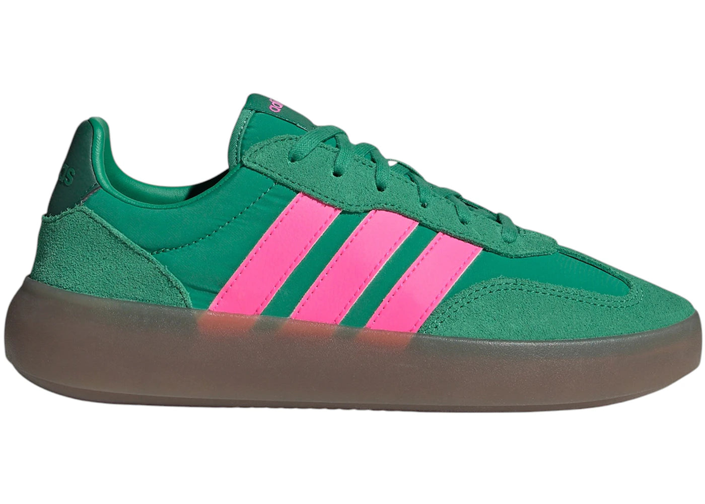 adidas Barreda Decode Semi Court Green Lucid Pink Collegiate Green (Women's) - vue 360
