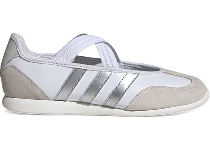 adidas Barreda Mary Jane White Silver Metallic (Women's) - authentic adidas sneakers