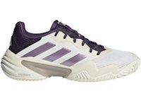 adidas Barricade 13 Core White Powder Plum Aurora Plum (Women's)