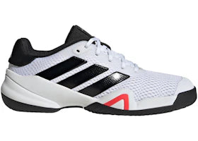 adidas Barricade White Black Lucid Red (GS) - authentic adidas sneakers