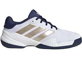 adidas Barricade White Cyber Metallic Dark Blue (GS)