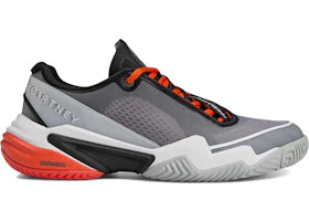 adidas Barricade by Stella McCartney White Charcoal Collegiate Orange (Women's) - authentic adidas sneakers