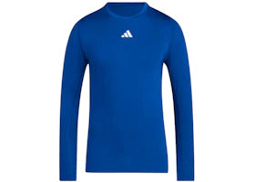 adidas Baselayer Aeroready Techfit L/S Shirt Blue - vue 360