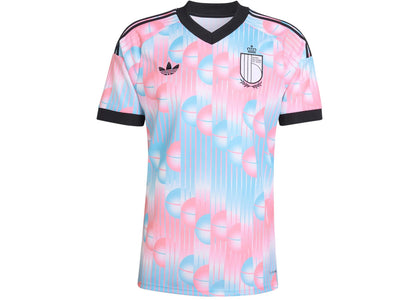 adidas Belgium 26 Away Jersey Frozen Blue/Black - authentic adidas apparel
