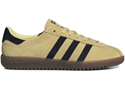 adidas Bermuda Powder Yellow Black (Women's) - authentic adidas sneakers