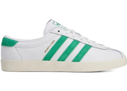 adidas Blanc Sporty & Rich White Court Green (Women's) - authentic adidas sneakers