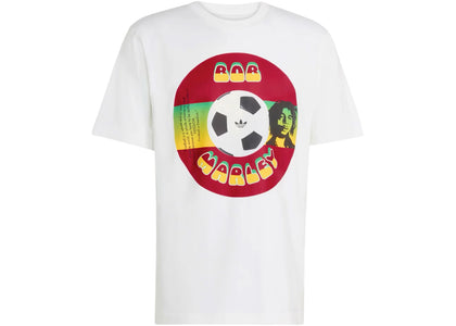 adidas Bob Marley T-shirt White - authentic adidas apparel