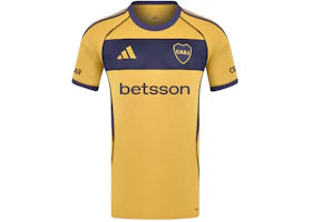 adidas Boca 25/26 Away Jersey Pyrite Shadow Navy Night Navy - authentic adidas apparel