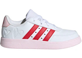 adidas Breaknet 2.0 Cloud White Better Scarlet Clear Pink (GS) - vue 360
