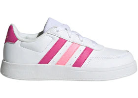 adidas Breaknet Lifestyle Court Cloud White Lucid Fuchsia Beam Pink (GS) - authentic adidas sneakers