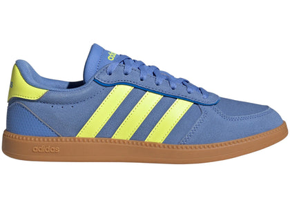 adidas Breaknet Sleek Blue Fusion Hi-Res Yellow Gum (Women's) - sneakers view 2