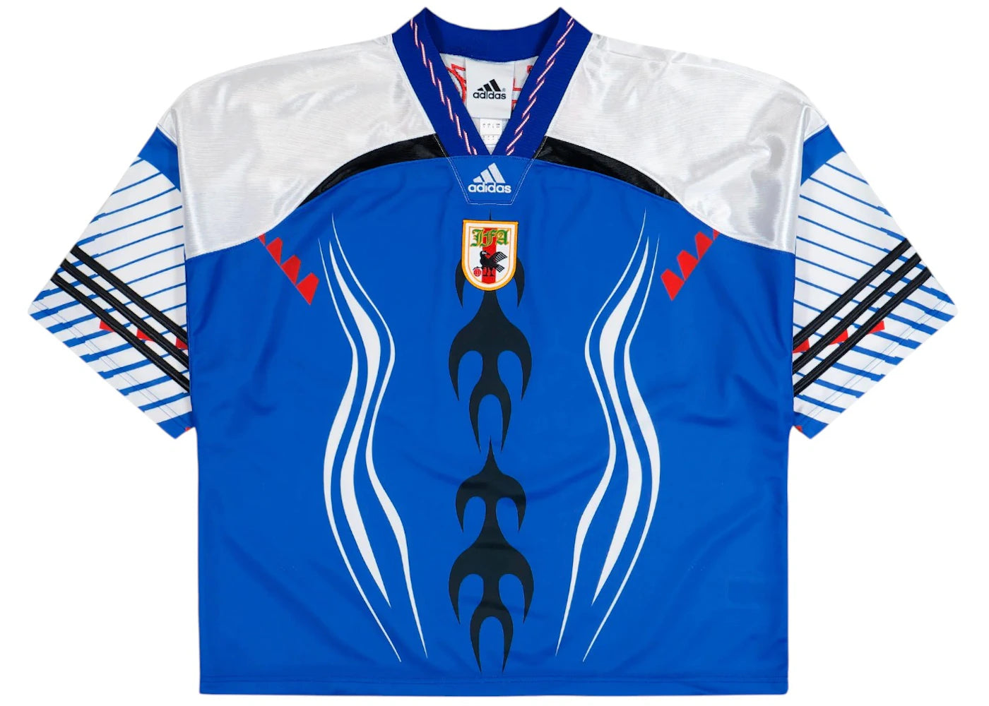 adidas Bringbacks Remixed Japan Jersey Power Blue/White - vue 360
