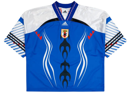 adidas Bringbacks Remixed Japan Jersey Power Blue/White - authentic adidas apparel