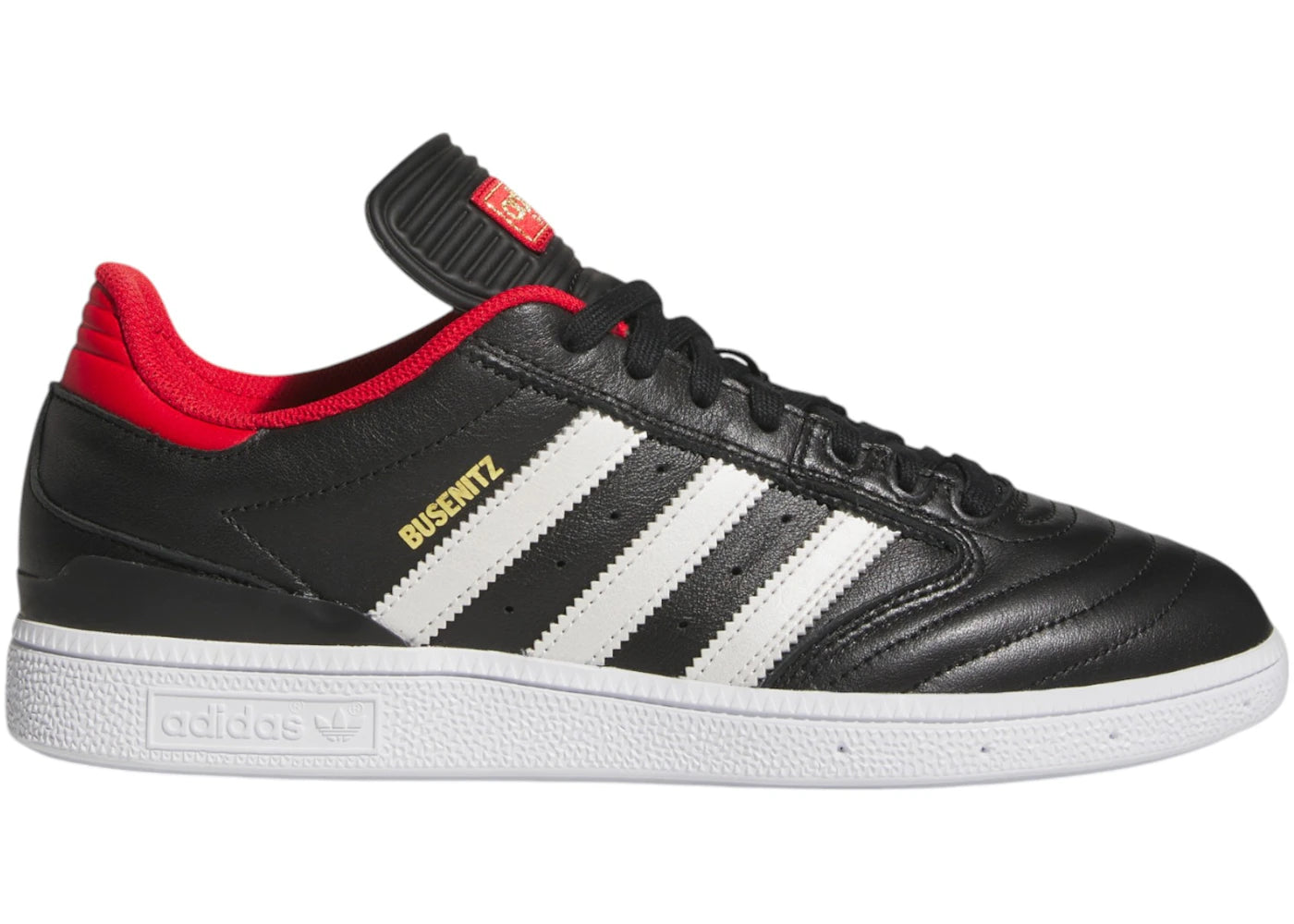 adidas Busenitz Core Black Zero Metalic Better Scarlet - vue secondaire A