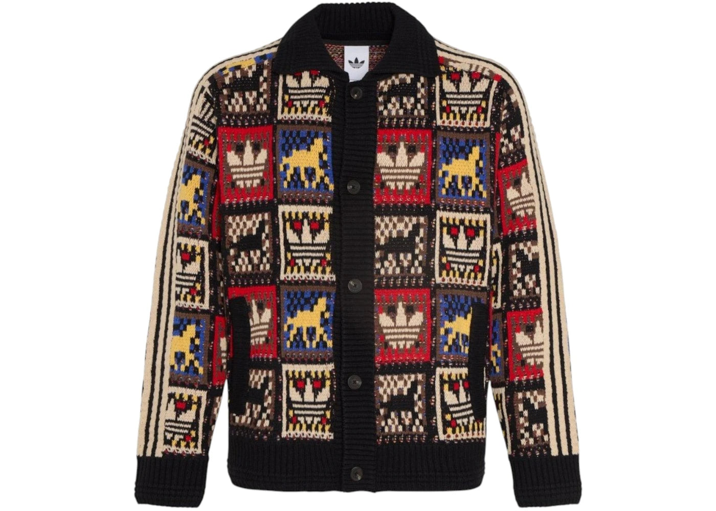 adidas CNY Crafted Jacket Sweater (Asia Sizing) Black - vue secondaire A
