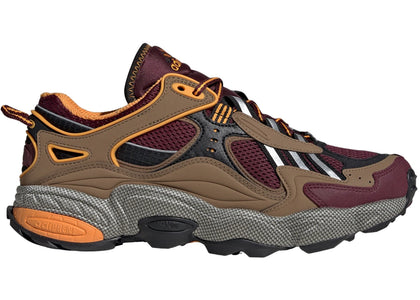 adidas Cadiant FYW Maroon Core Black Linen Khaki - sneakers view 2
