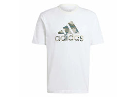 adidas Camo Badge of Sport Graphic Tee White - vue 360