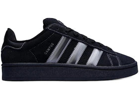adidas Campus 00s Black Silver Iron Metallic - authentic adidas sneakers