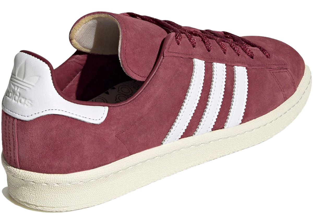 adidas Campus 80s Collegiate Burgundy Cloud White - vue secondaire B