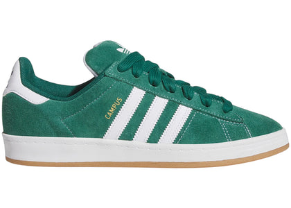 adidas Campus ADV Camp Collegiate Green Cloud White Gold Metallic - sneakers view 2