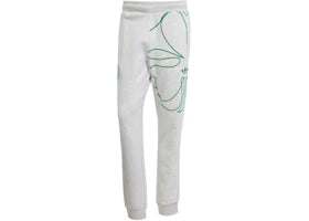 adidas Celtic FC St. Patrick Day Tracksuit Pant Light Grey Heather Green
