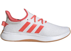 adidas Cloudfoam Pure Cloud White Preloved Scarlet Grey (Women's)