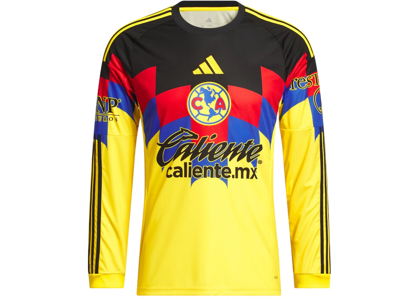 adidas Club America 2025/2026 Long Sleeve Home Jersey Yellow - vue secondaire A