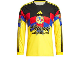 adidas Club America 2025/2026 Long Sleeve Home Jersey Yellow