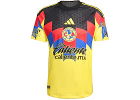 adidas Club America 25/26 Home Authentic Jersey Yellow - vue 360