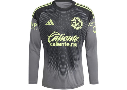 adidas Club America 25/26 Long Sleeve Goalkeeper Jersey Grey Five - authentic adidas apparel