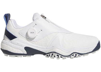 adidas Codechaos BOA 25 Spikeless Golf Cloud White Silver Metallic Collegiate Navy - authentic adidas sneakers