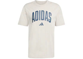 adidas Collegiate Lineage Graphic T-Shirt Beige - vue 360