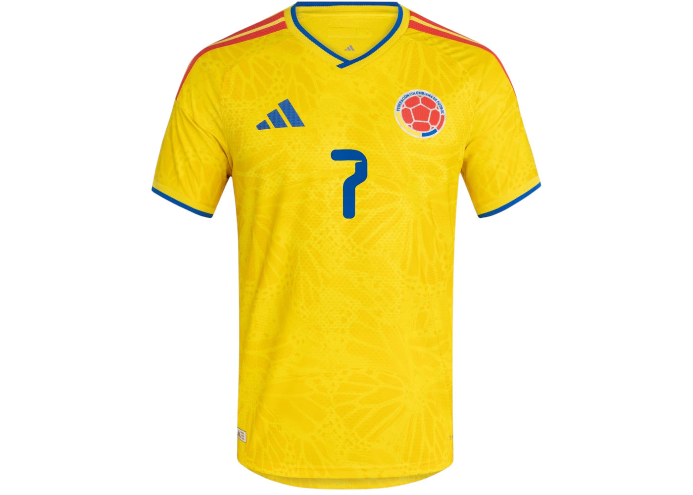 adidas Colombia 2026 Home Diaz Authentic Jersey Impact Yellow - vue 360