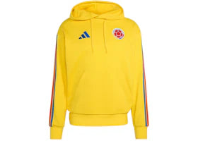 adidas Colombia DNA Fleece Hoodie Impact Yellow