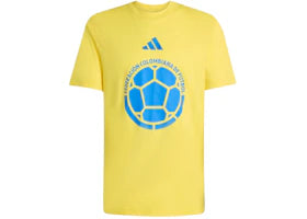adidas Colombia DNA Graphic T-Shirt Impact Yellow