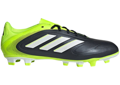 adidas Copa Pure 3 Club FG/MG Core Black Cloud White Lucid Lemon - authentic adidas sneakers